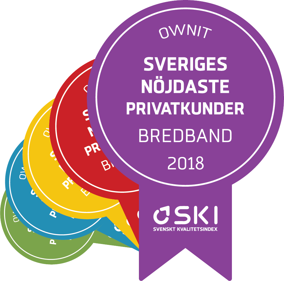 Ownit har för Femte Året i Rad Sveriges Nöjdaste Kunder