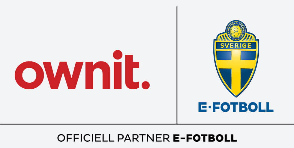 Ownit stolt sponsor av svensk e-fotboll.
