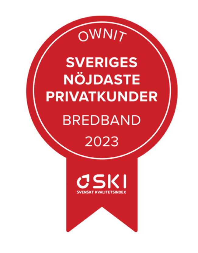 Ownit har Sveriges nöjdaste kunder.