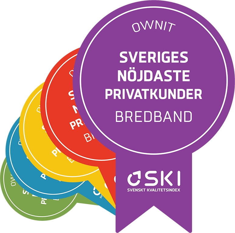 Swedens most satisfied customers - 5 years in a row.